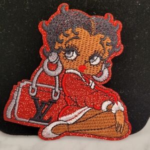 Fashion Red LV Betty Boop Iron On Patch Set of 3 - 3 of 5